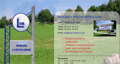 Desktop Screenshot of berger-landtechnik-lmb.de