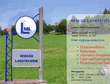 Tablet Screenshot of berger-landtechnik-lmb.de